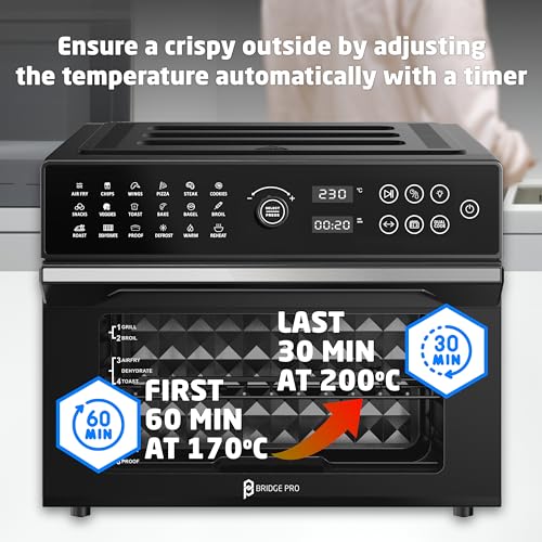 BridgePro 30L Digital Air Fryer Oven - XXL Size