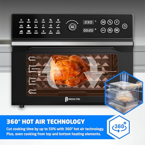 BridgePro 30L Digital Air Fryer Oven - XXL Size