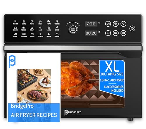 BridgePro 30L Digital Air Fryer Oven - XXL Size