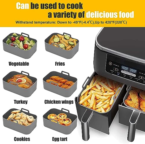 Reusable Silicone Liners for Ninja Air Fryer - Dual Pack