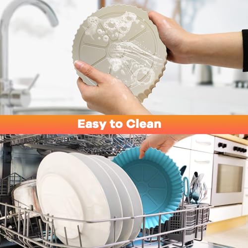 Reusable Air Fryer Silicone Liner, 2 Pack