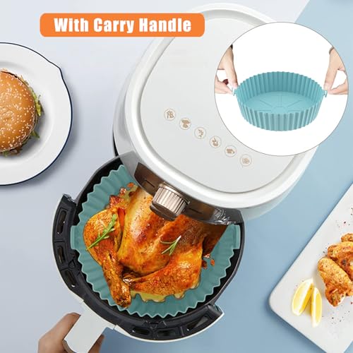 Reusable Air Fryer Silicone Liner, 2 Pack