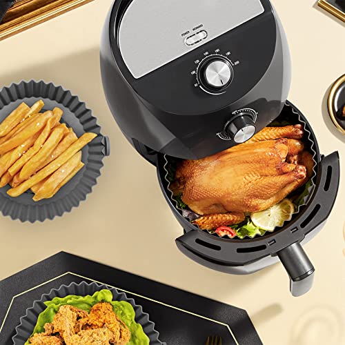 Reusable Air Fryer Silicone Liner, 2 Pack
