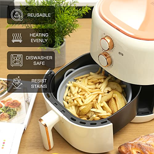 Foldable Air Fryer Liners - Set of 2, Grey