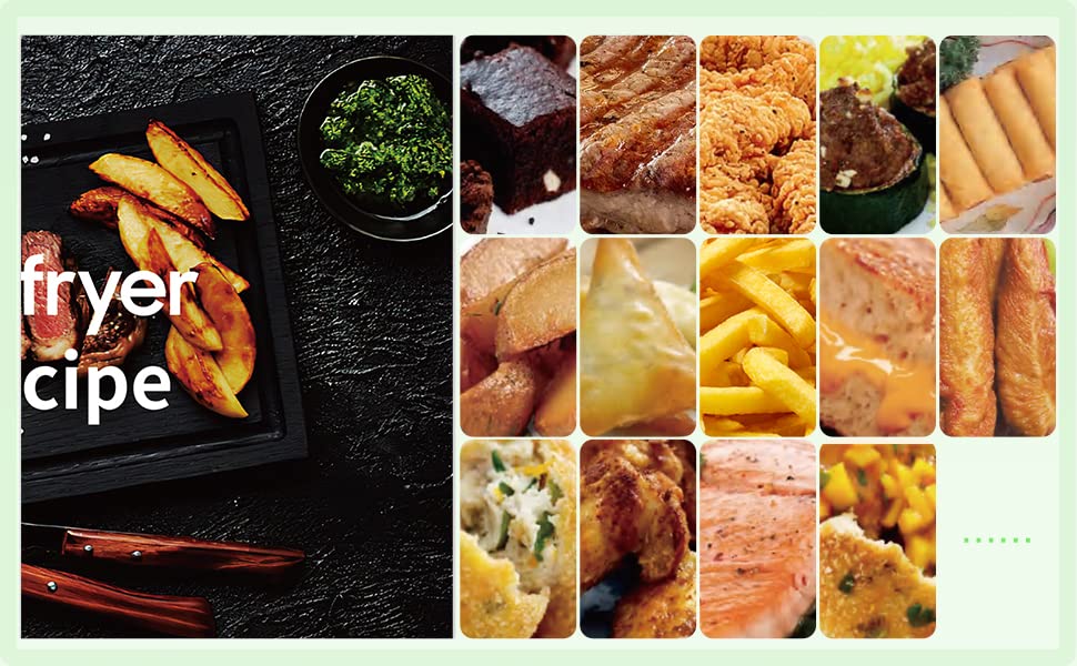 EUARY 9L Dual Basket Air Fryer Oven, 8-in-1 Compact