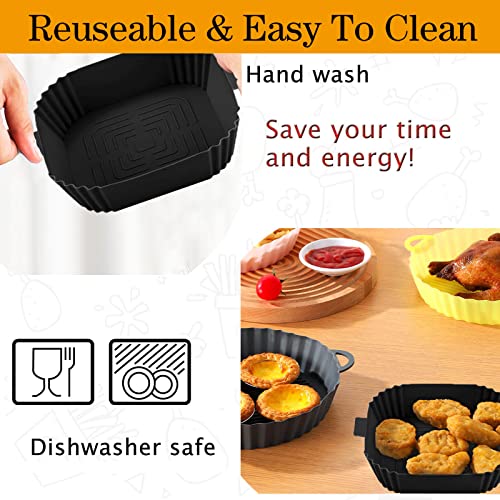 Square Silicone Liners for Air Fryers
