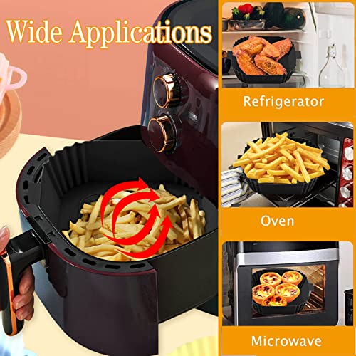 Square Silicone Liners for Air Fryers