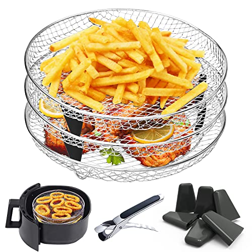 Stackable Air Fryer Rack Set for Ninja
