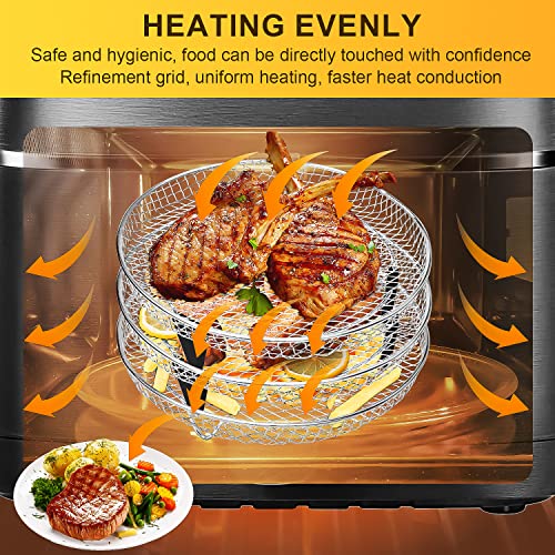 Stackable Air Fryer Rack Set for Ninja