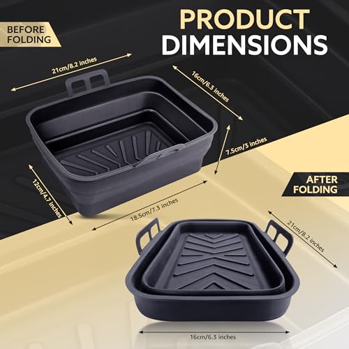 Silicone Air Fryer Liners for Ninja AF400UK & Tower T17088