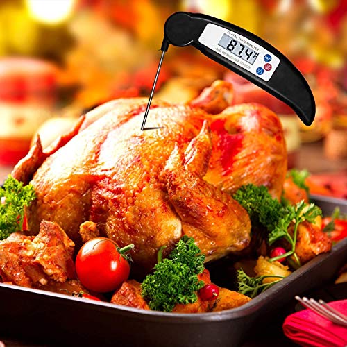 Digital Food Thermometer for Kitchen, BBQ, Air Fryer