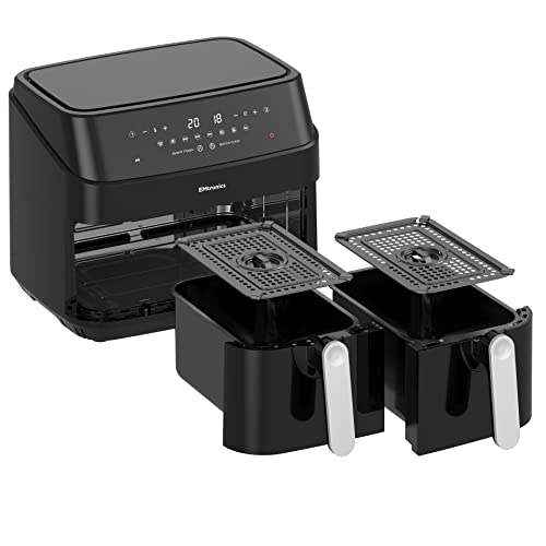 EMtronics EMAFDD9L Dual Air Fryer - Extra Large 9L