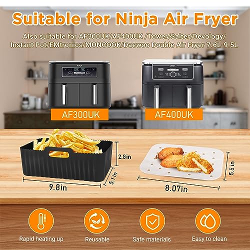 10-Piece Air Fryer Accessories for Ninja, Tower, Salter