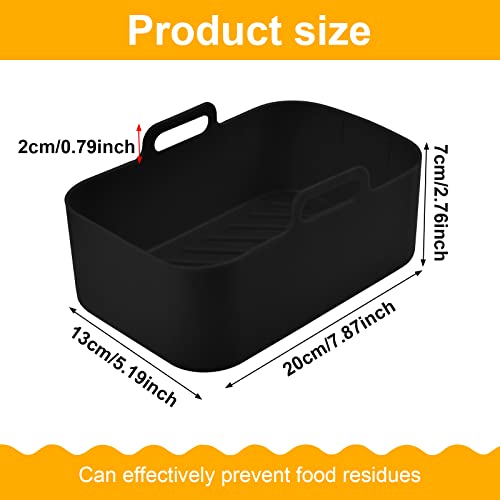 Silicone Pot + Liners for Dual Air Fryer