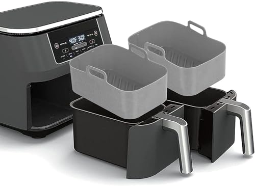 Silicone Air Fryer Liners for Ninja Dual Air Fryer