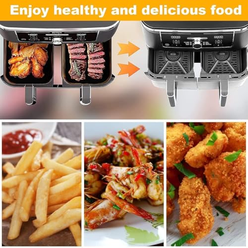 Silicone Air Fryer Liners for Ninja Dual Air Fryer