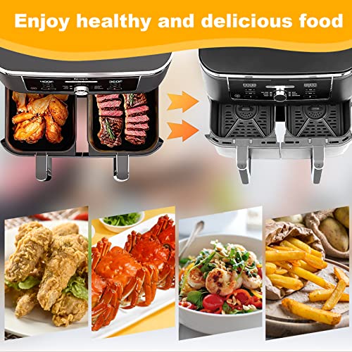 Silicone Pot + Liners for Dual Air Fryer