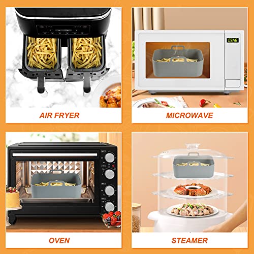 Silicone Air Fryer Liners, 2PCS - Ninja/Instant Vortex/Salter