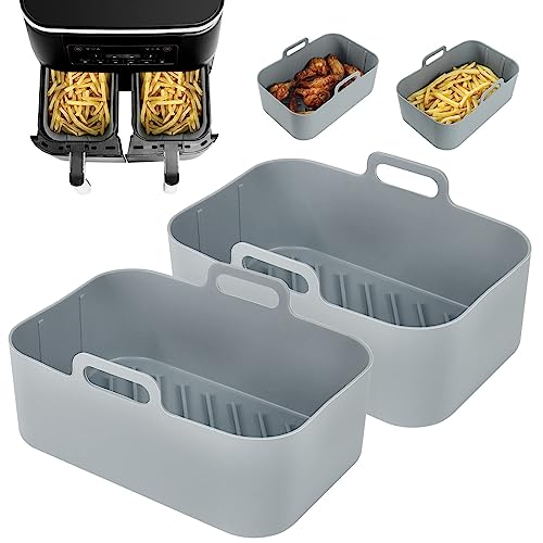 Silicone Air Fryer Liners, 2PCS - Ninja/Instant Vortex/Salter