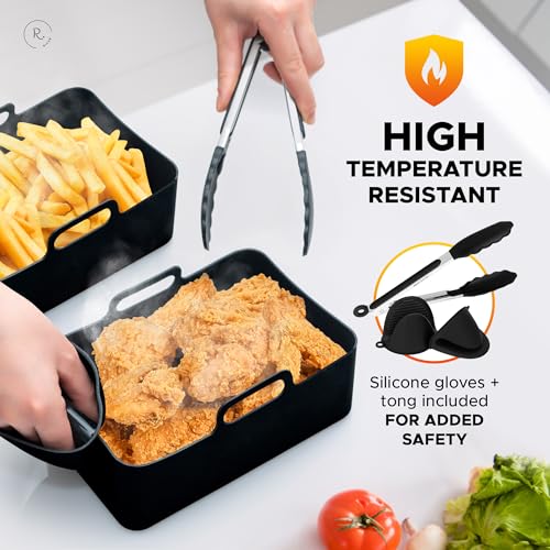 Premium Silicone Air Fryer Liners & Accessories Set