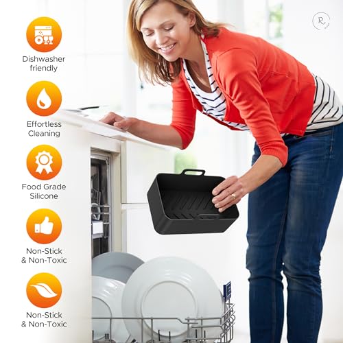 Premium Silicone Air Fryer Liners & Accessories Set