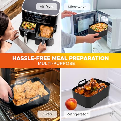 Premium Silicone Air Fryer Liners & Accessories Set