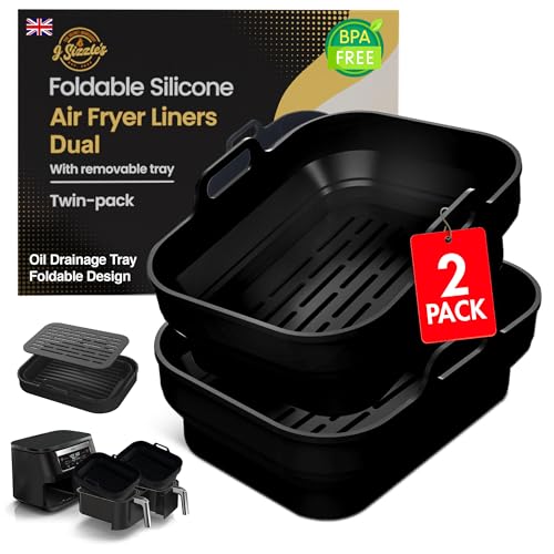 Set of 2 Silicone Liners for Ninja Air Fryer