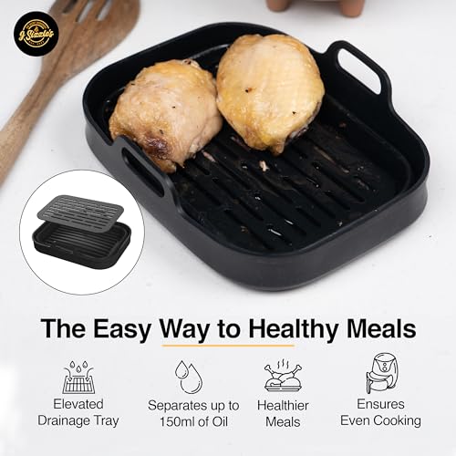 Set of 2 Silicone Liners for Ninja Air Fryer