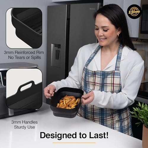 Set of 2 Silicone Liners for Ninja Air Fryer
