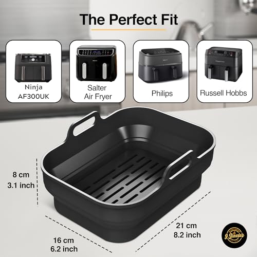 Set of 2 Silicone Liners for Ninja Air Fryer