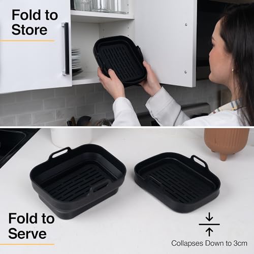 Set of 2 Silicone Liners for Ninja Air Fryer