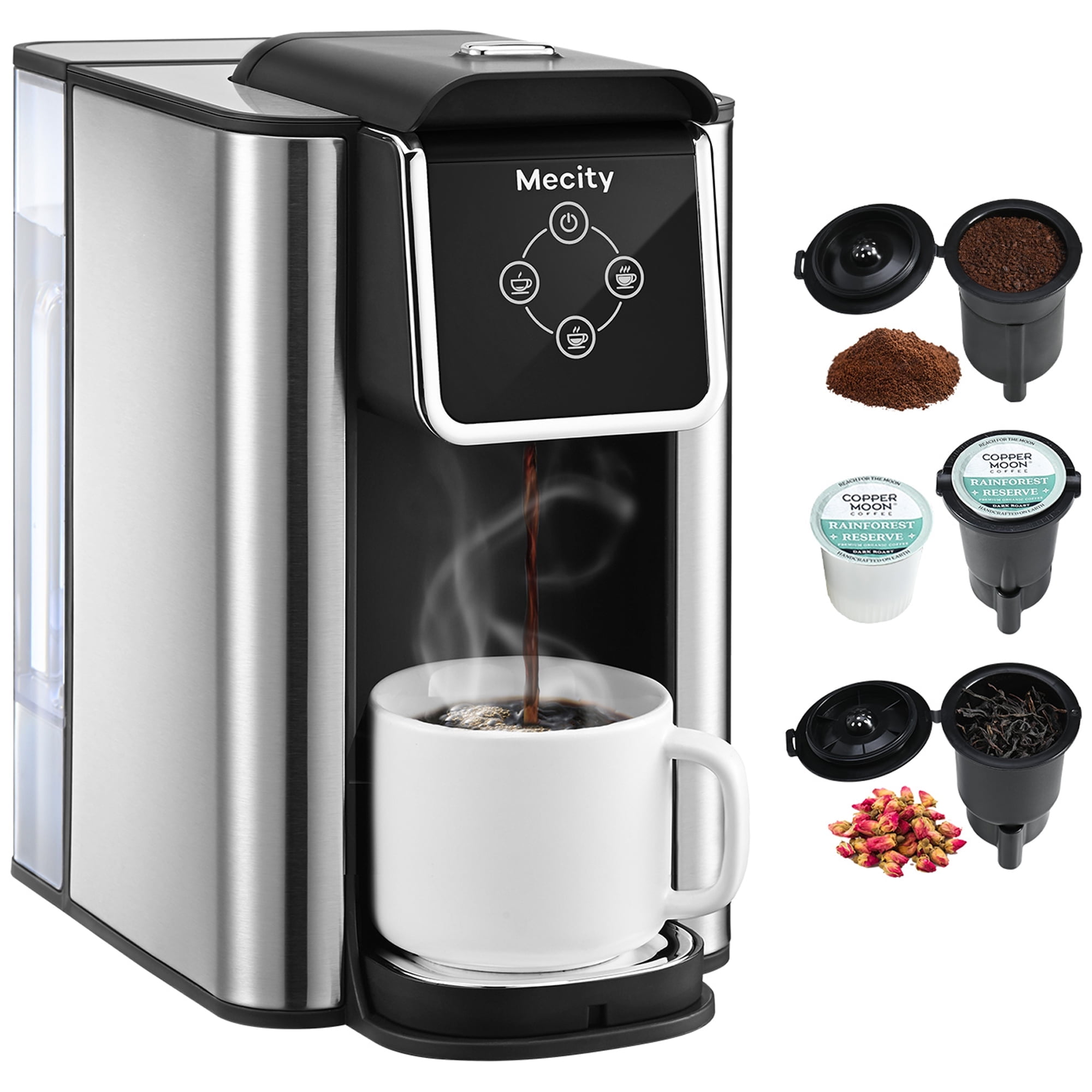 Mecity 3-in-1 Single Serve Coffee Machine