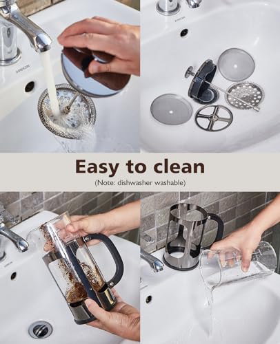 BAYKA 34oz French Press Coffee Maker