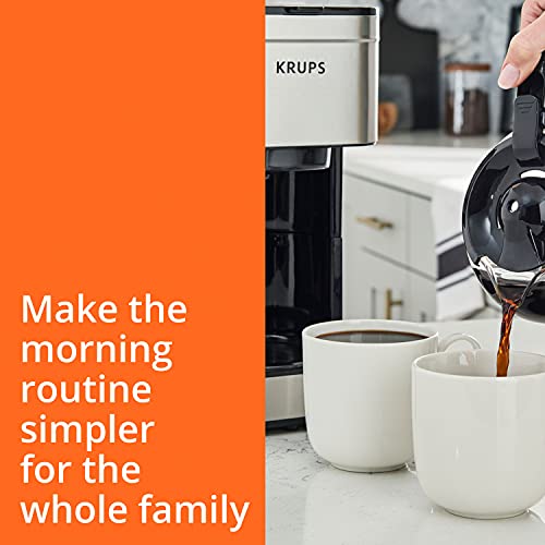 KRUPS Simply Brew 10-Cup Stainless Steel Coffee Maker