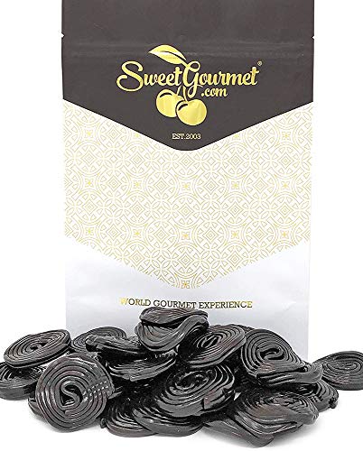 Italian Black Licorice Wheels - Bulk Candy 1 lb