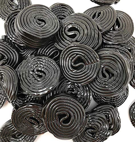 Italian Black Licorice Wheels - Bulk Candy 1 lb