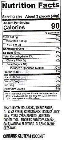 Italian Black Licorice Wheels - Bulk Candy 1 lb