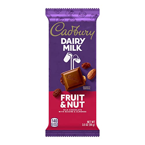 Cadbury Milk Chocolate with Fruit and Nuts Bars
