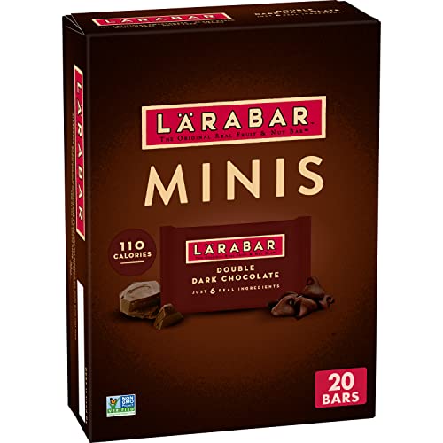 LÄRABAR Double Dark Chocolate Mini Bars – 20 ct