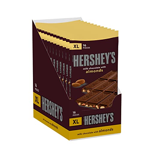 HERSHEY'S Milk Chocolate Almonds XL Candy Bars