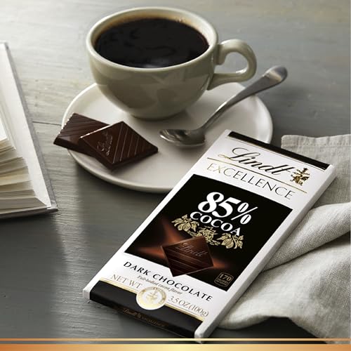 Lindt Extra Dark Chocolate 85% Cocoa (12-Pack)