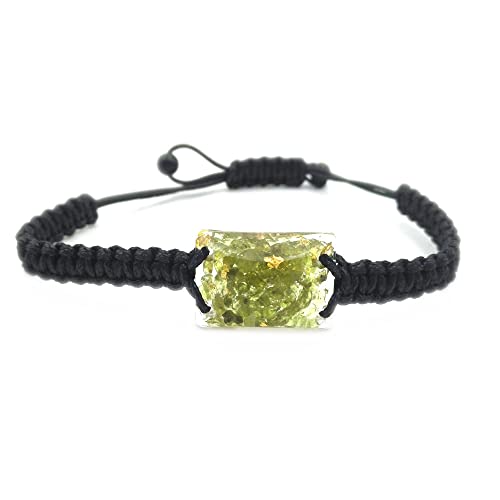 Peridot Orgonite Bracelet for Wealth and Love