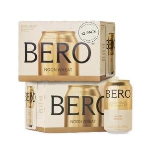 BERO Noon Wheat Non-Alcoholic Craft Beer 12-Pack