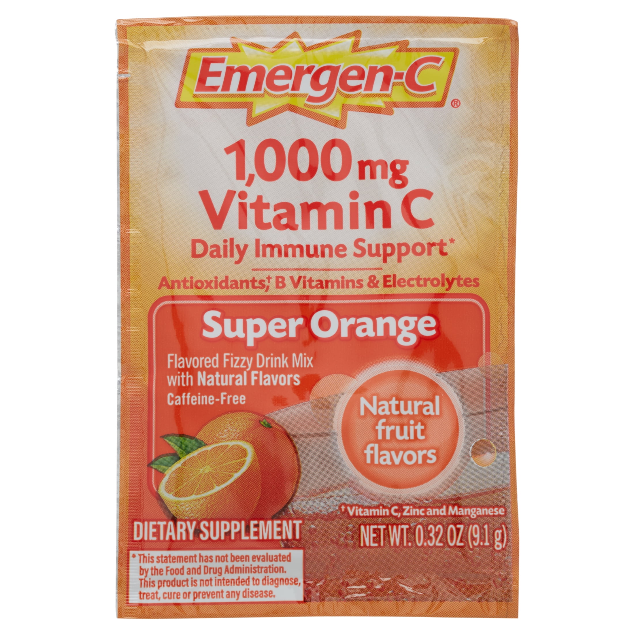Emergen-C 1000mg Vitamin C Powder for Immunity
