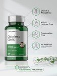Horbaach Odorless Garlic 3600mg Softgels, Non-GMO