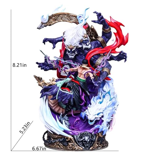 Zoro Anime Action Figure Collectible Statue 8.21 Inch