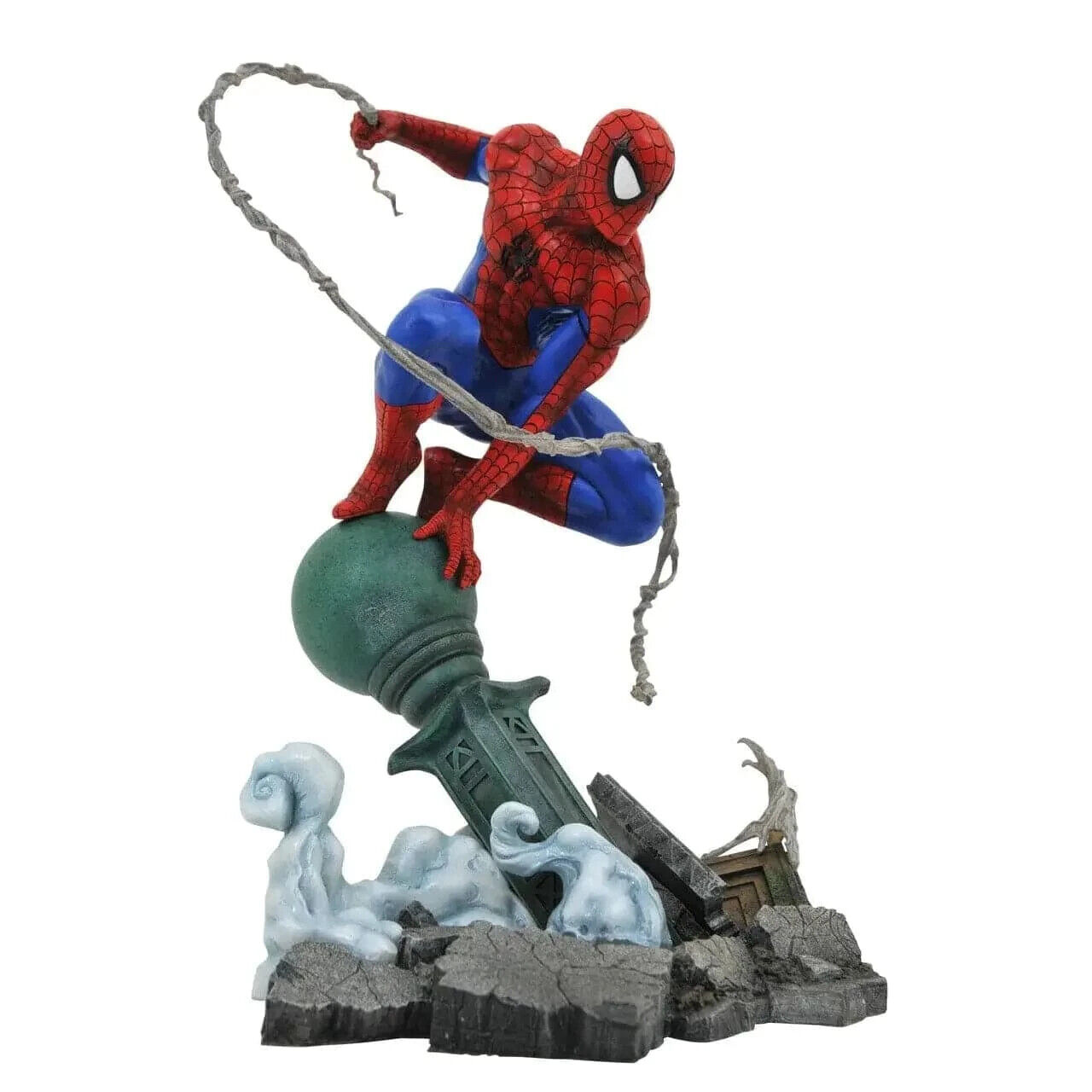 Spider-Man Lamppost PVC Diorama Collectible Figurine