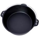 Pre-Seasoned Cast Iron Dutch Oven for Campfire Cooking