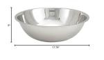 Winco 16 Quart Stainless Steel Mixing Bowl