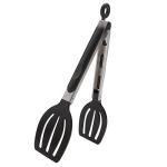 Norpro Grip-EZ Locking Spatula Tongs, 9 Inch